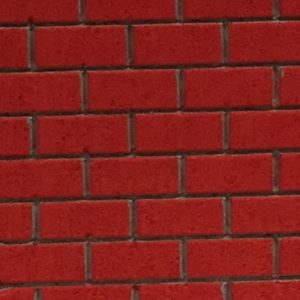 Red Brick Block Wall