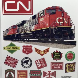 Canadian National Railroad Sign from MrTrain.com