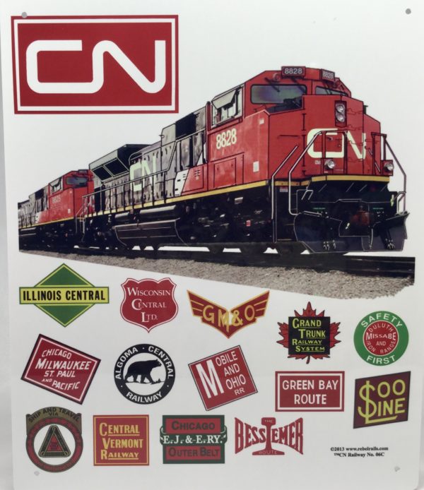 Canadian National Railroad Sign from MrTrain.com