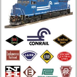 Conrail Railroad Metal Wall Sign - 10X12 made in the USA