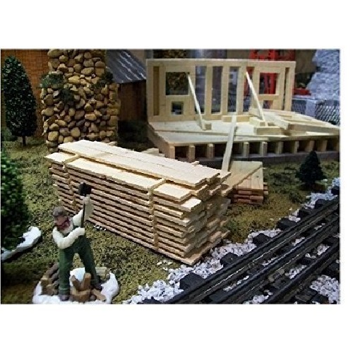 O Gauge Lumber Pile | Logging Scenery | Sawmills - MrTrain