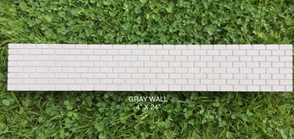 GRAY Brick Wall Scenery