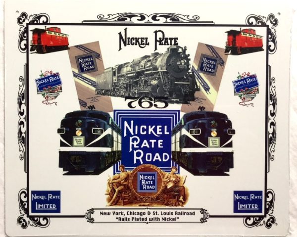 Nickel Plate Railroad Sign 24N. MrTrain.com