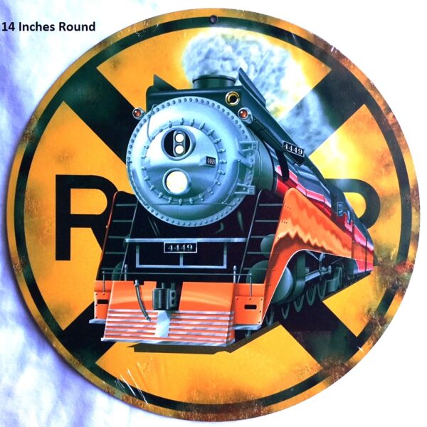 SOUTHERN PACIFIC RAILROAD SIGN / Steam Locomotives / Daniel