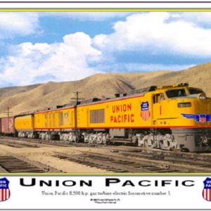 Union Pacific Railroad Sign - GAS TURBINE. MrTrain.com