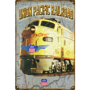 Union Pacific Metal Sign 12” x 18”
