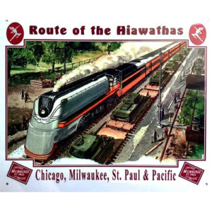 Milwaukee Road Railroad Sign