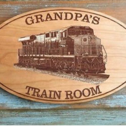 Diesel Engine Personalized Engraved Sign
