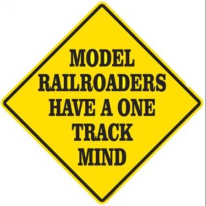 One Track Mind Tin Sign