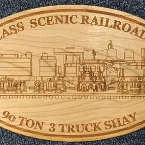 Cass West Virginia Railroad Engraved Sign