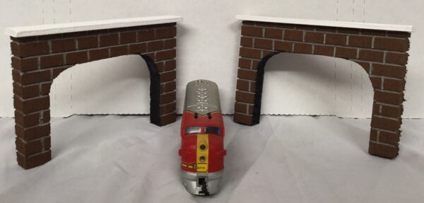 Tunnel Portals for HO Scale Trains / Double Tracks