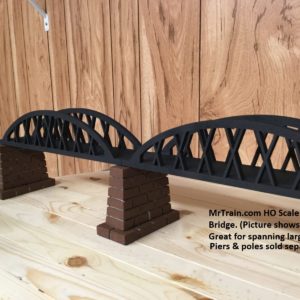 Bowstring Bridge for HO Scale Model Railroad Scenery. MrTrain.com