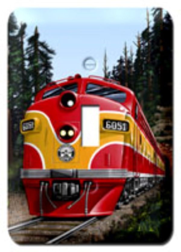 Southern Pacific Light Switch Cover