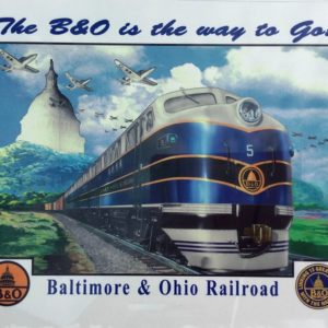 B&O Railroad Sign from MrTrain.com