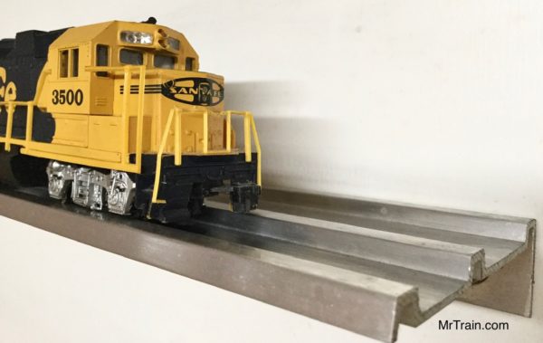 Train Shelf For HO Scale Model Railroad from MrTrain.com .