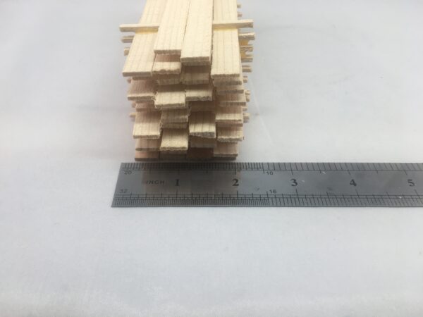 Miniature Lumber Pile measures 6 inches long x 2 inches high & made in the USA with solid pine.