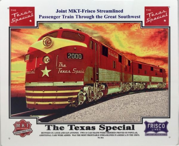 Texas Special Sign from MrTrain.com