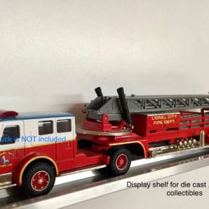 Display Shelf for Diecast, Model Cars, Trucks, 1:43 scale & 1:64 scale models.