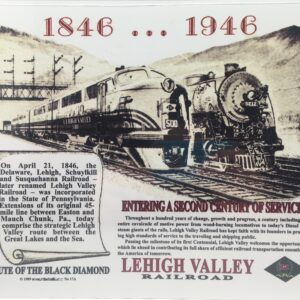 Lehigh Valley Railroad Sign. 17A. MrTrain.com