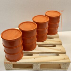 G GAUGE/SCALE Miniature Pallet & Barrels