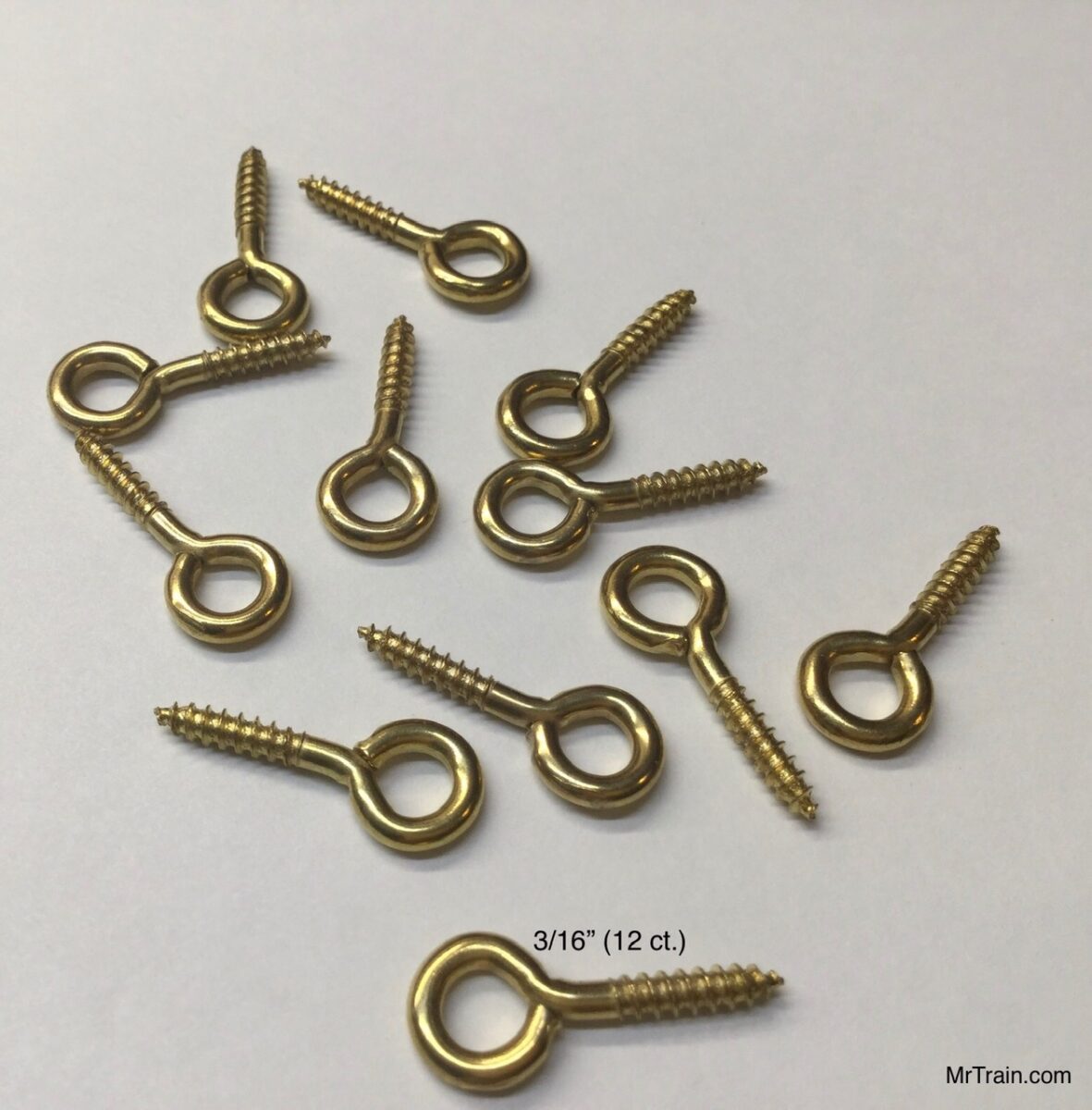 Brass Pickup Eyelets, Package of 50