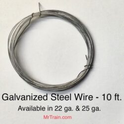 Galvanized Steel Wire-10 Feet. Available in 22 or 25 gauge.