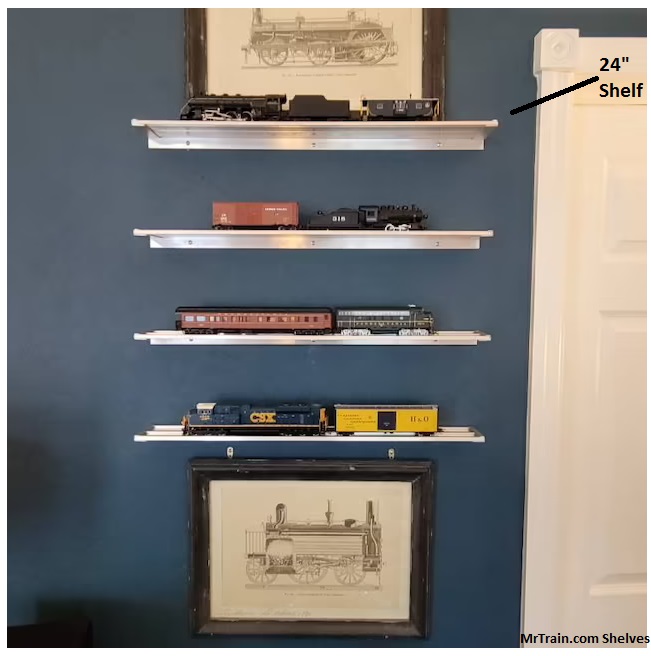Model Railroad Train Shelf O Gauge