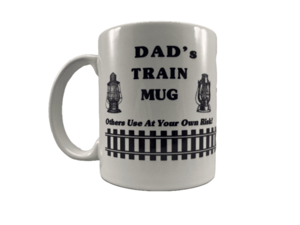 Dad’s Train Coffee Mug – Gift for Dad | Railroad Themed Mug 11oz