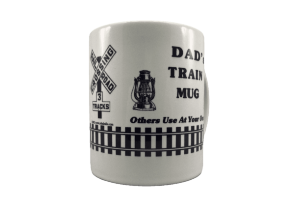 Dad’s Train Coffee Mug – Gift for Dad | Railroad Themed Mug 11oz