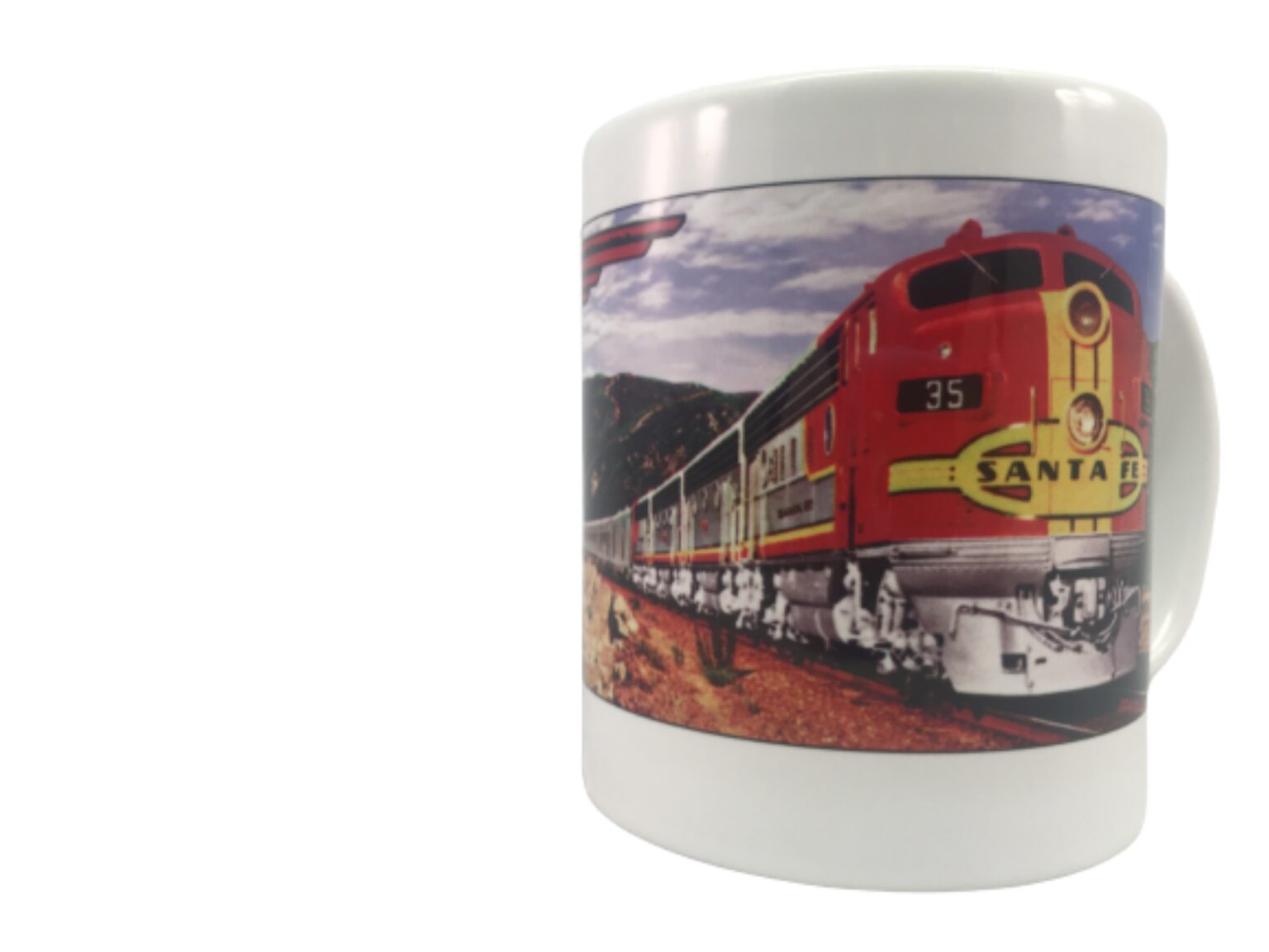 Santa Fe Railroad Coffee Mug - MrTrain