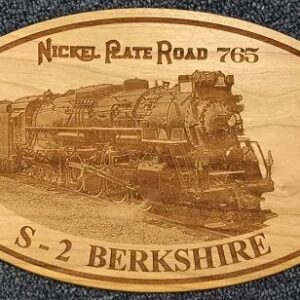 Nickel Plate Railroad 765 Personalized Engraved Sign. MrTrain.com