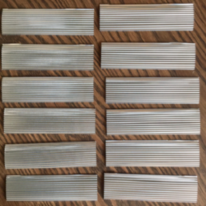 Miniature Corrugated Aluminum Sheets | 12 Pieces. 6" x 1.75".