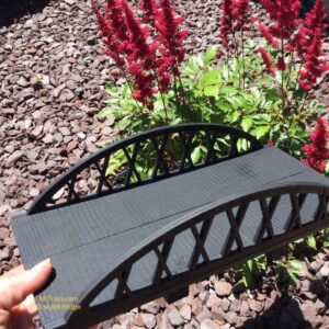 G Scale BRIDGE | Miniature Train & Railroad Scenery | 12" Bowstring Bridge