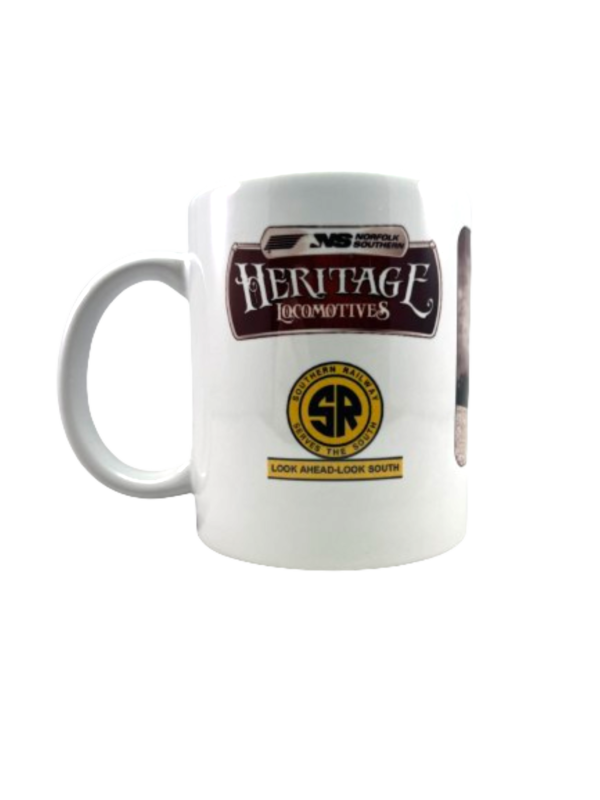 Southern Railway Norfolk Southern heritage logo coffee mug. 11 oz. capacity.