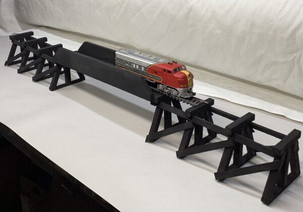 HO Scale Girder Bridge & Trestle 30" Long - Image 4