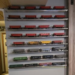 Customer Photo - American Flyer, S gauge trains on MrTrain.com shelves.