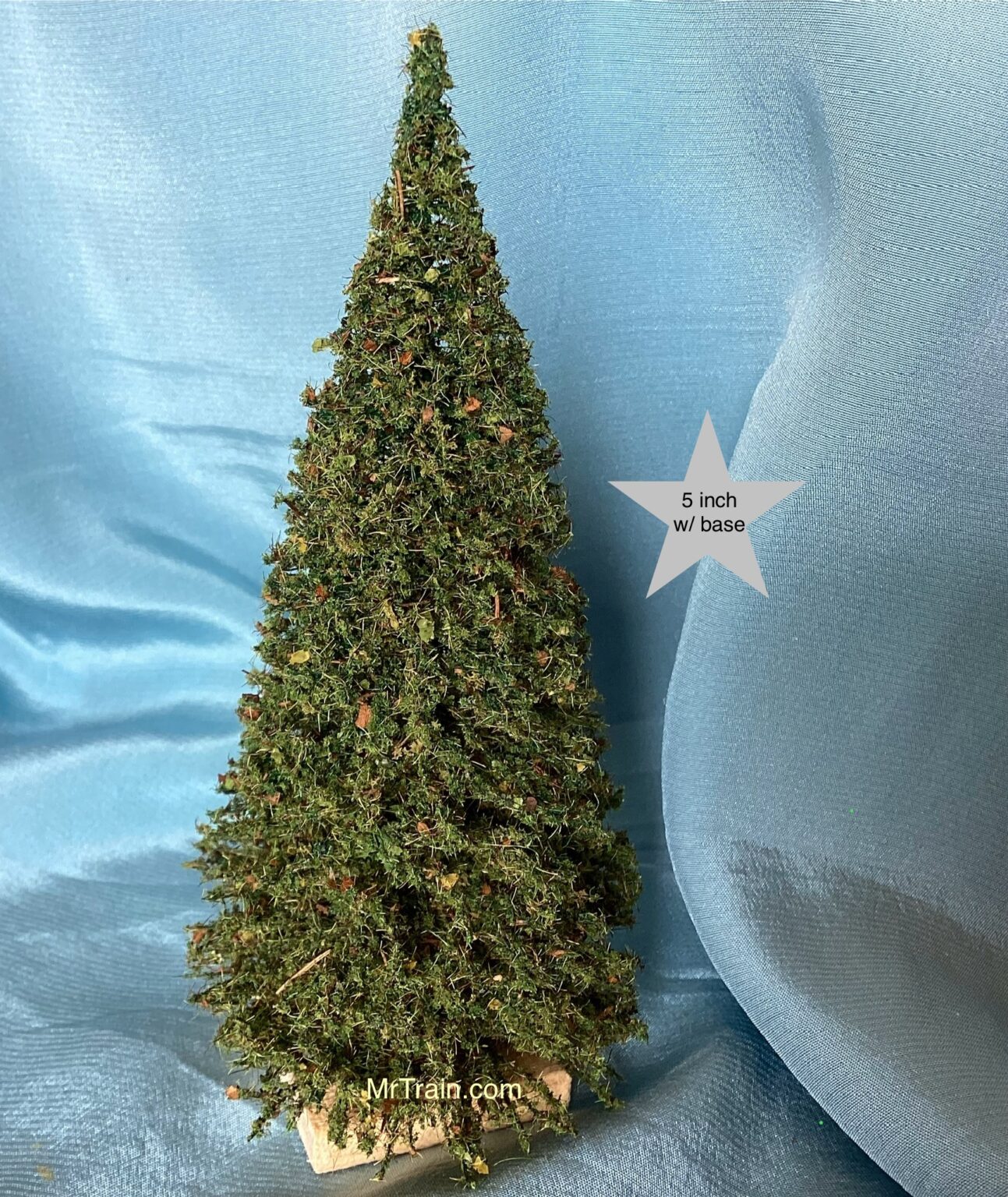 MINIATURE 5 Inch TREES | 5 Pieces | Bases Installed - MrTrain