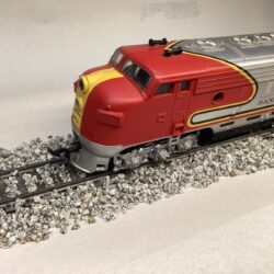 Ho Scale Dark Gray Track ballast.