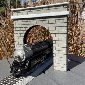 O Scale Gray Tunnel Portals. MrTrain.com
