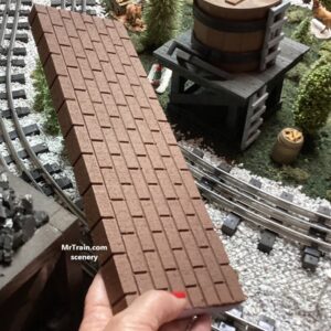 Brown Wall. 12 inch wide X 4 inch tall.