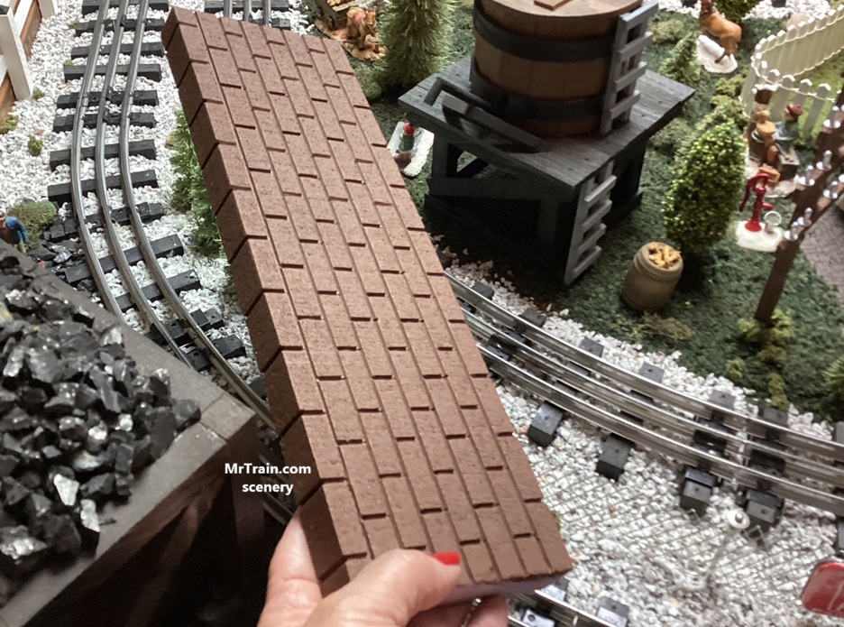 Brown Wall. 12 inch wide X 4 inch tall.