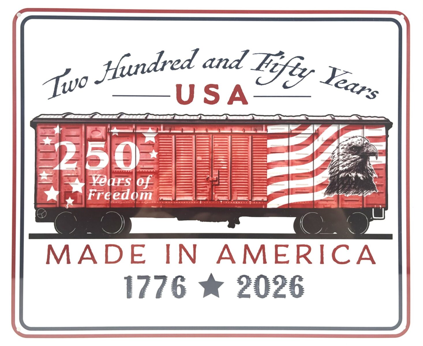 250th USA Anniversary Sign