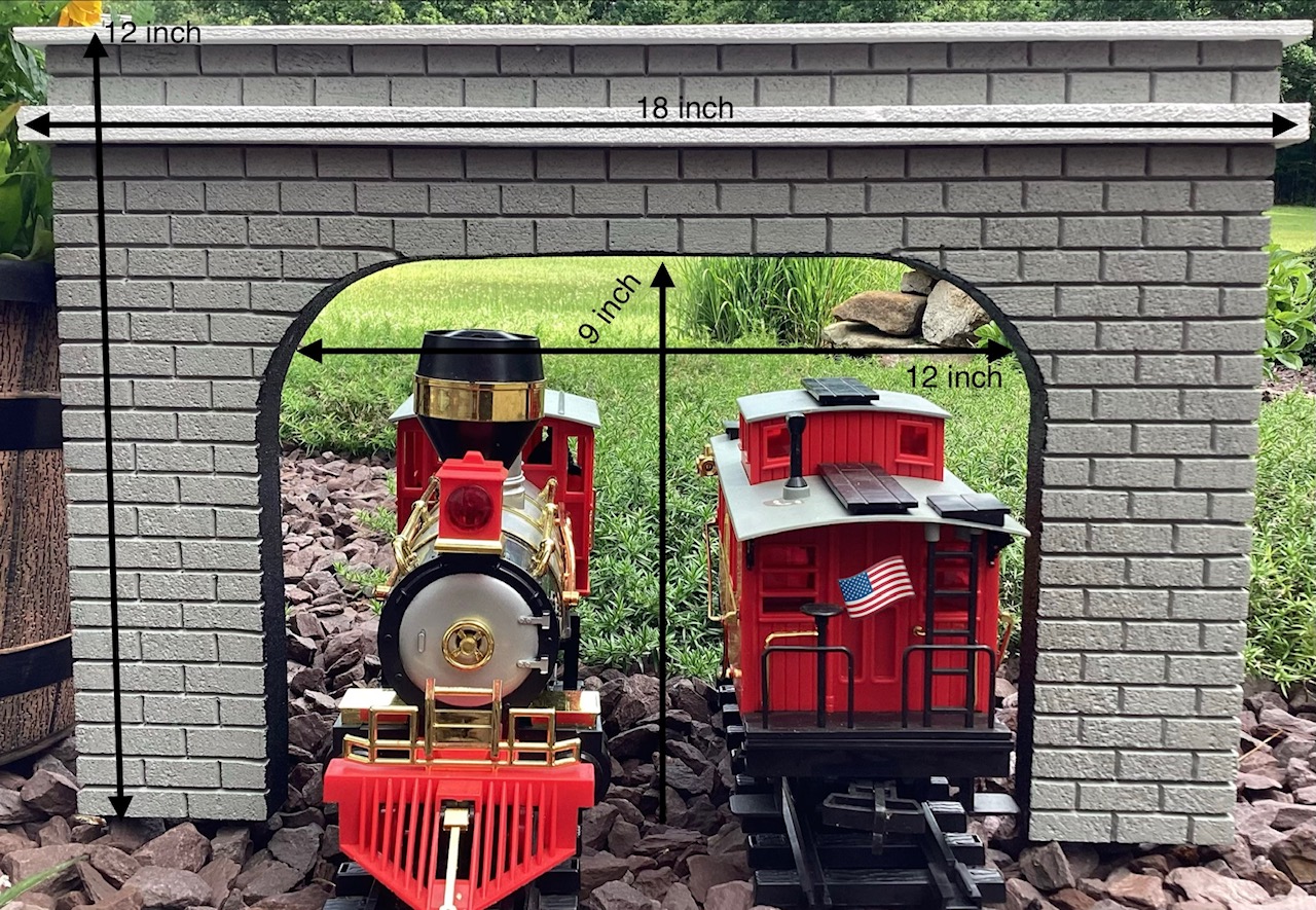Gray G double track portals. Measurements.
